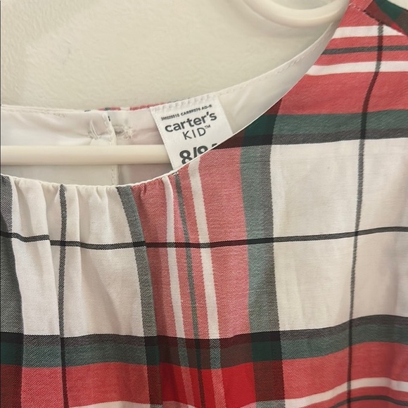 Carter's Red and White Pleated Sundress with Tie Front - Picture 4 of 4